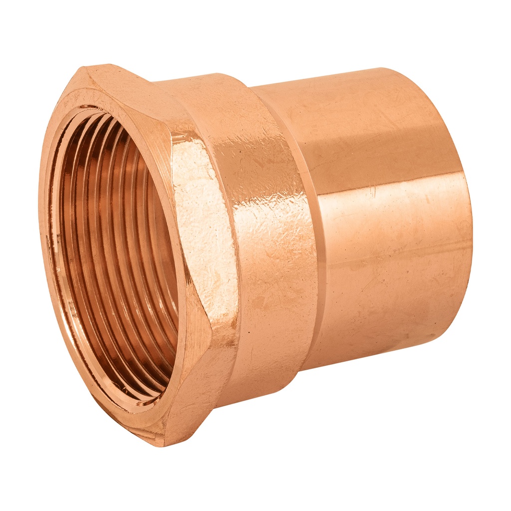ADAPTADOR HEMBRA DE COBRE 1/2", FOSET, CÓDIGO 49656, CLAVE CC-601