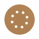 PAQUETE CON 5 DISCOS DE LIJA DE 5" GRANO 120, TRUPER, CÓDIGO 17950, CLAVE DIRO-512
