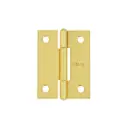 BISAGRA RECTANGULAR 2" X 1 1/2", LATON BRILLANTE, HERMEX, CÓDIGO 43194, CLAVE BR-201