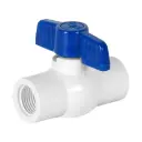VALVULA DE ESFERA DE PVC 1/2 ROSCABLE, FOSET, CÓDIGO 49150, CLAVE PVC-ES-1/2R