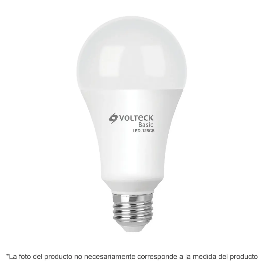 LÁMPARA DE LED TIPO BULBO A22  16 W, LUZ DE DÍA, VOLTECK BASIC, CÓDIGO 28066, CLAVE LED125FB