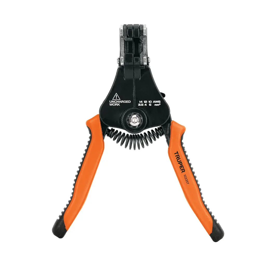 PINZA 6.5" PELA CABLES AUTOMÁTICA, 14 A 10 AWG, TRUPER, CÓDIGO 103357, CLAVE PE-CA-65