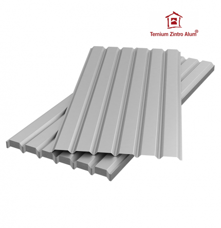 LAMINA RECTANGULAR 10 PIES (3.05MTS) CALIBRE 32              ZINTRO-ALUM, TERNIUM, CÓDIGO 16075