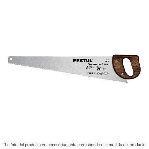 SERRUCHO 18", PRETUL, CÓDIGO 22931, CLAVE SP-18