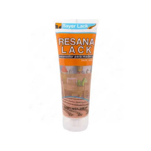 RESANADOR PARA MADERA COLOR CAOBA 250 ML, RESANALACK, SAYER LACK CÓDIGO RL-0018.10