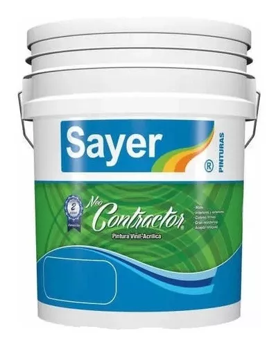 PINTURA COLOR GRIS, CUBETA CON 19LTS, CONTRACTOR, SAYER LACK, CÓDIGO VC-0115.50
