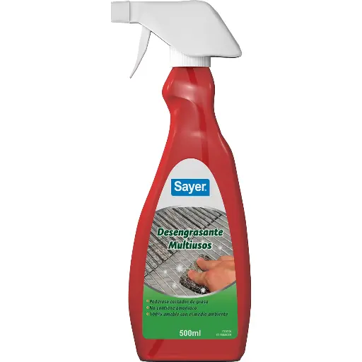 DESENGRASANTE MULTIUSOS ATOMIZADOR CON 500ML, SAYER LACK, CÓDIGO AH-0330.20