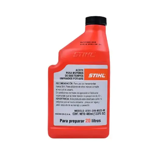 ACEITE PARA MOTOR DE 2 TIEMPOS 400ML STIHL, CÓDIGO 43133