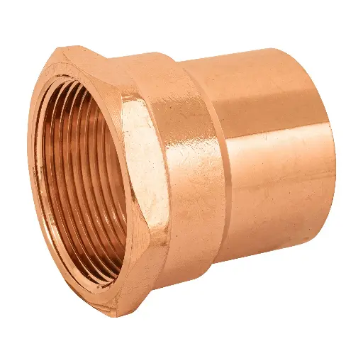 ADAPTADOR HEMBRA DE COBRE 3/4", FOSET, CÓDIGO 49657, CLAVE CC-602