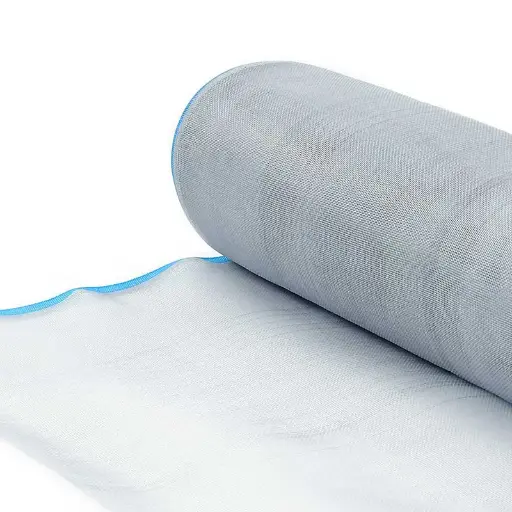TELA MOSQUITERA PLASTICA, GRIS 90 CM, LEÓN, CÓDIGO 7689