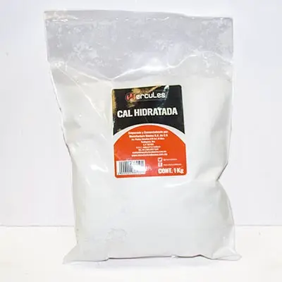 CAL HIDRATADA, BOLSA CON 1KG, HERCULES, CÓDIGO 38550