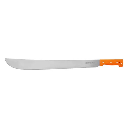 MACHETE ESTANDAR 22" CACHA NARANJA REMACHADA, TRUPER, CÓDIGO 15887, CLAVE  T-460-22P