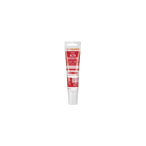 SILICON ROJO PARA ALTAS TEMPERATURAS 85GR, TRUPER, CÓDIGO 17566, CLAVE ALTE-R