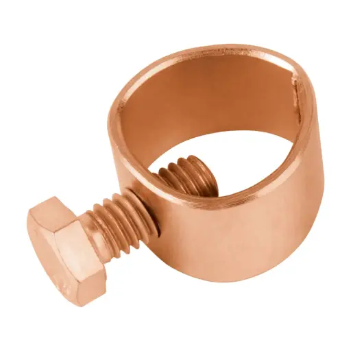CONECTOR PARA VARILLA A TIERRA, VOLTECK, CÓDIGO 46125, CLAVE CVT