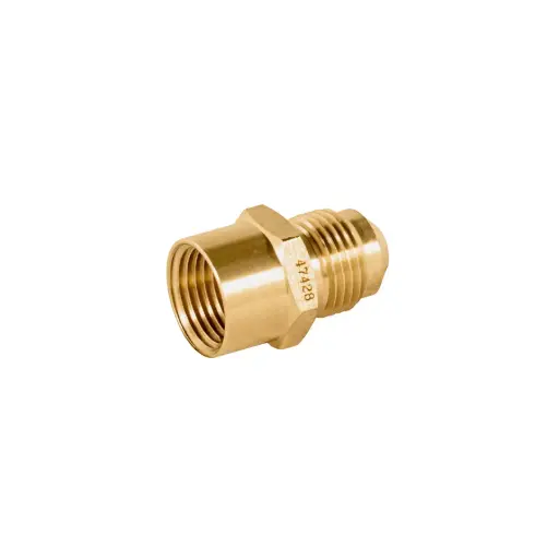 NIPLE CAMPANA DE LATON 3/8" X 3/8", FOSET, CÓDIGO 47428, CLAVE CLG-491