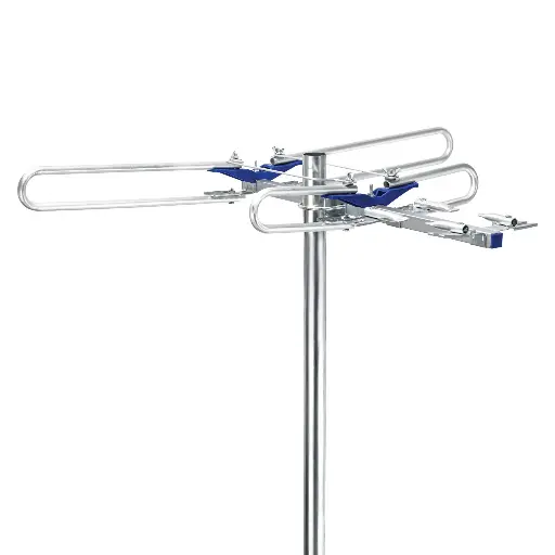 ANTENA AÉREA PARA TV HD, 4 ELEMENTOS, VOLTECK, CÓDIGO 48470, CLAVE ANDO-4